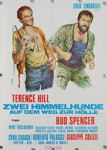 Kino plakat zwei himmelhunde - zwei,
